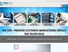 Tablet Screenshot of neotech.com